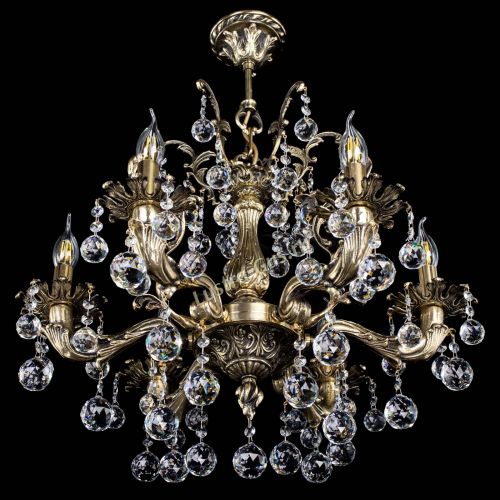 Люстра бронзовая Селена №6 шар в Сочи Гусь Хрустальный