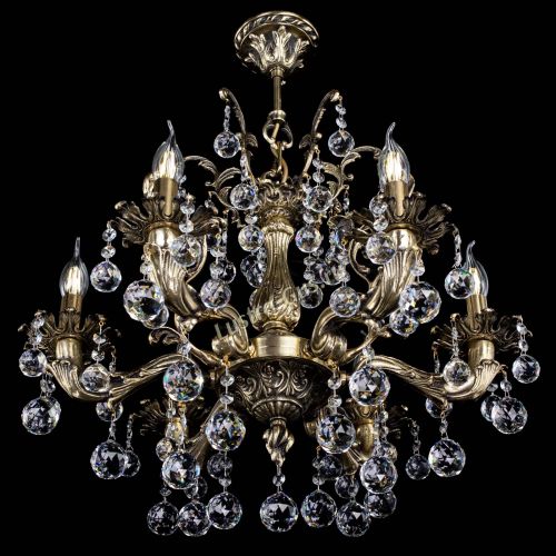 Люстра бронзовая Селена №6 шар в Сочи Гусь Хрустальный