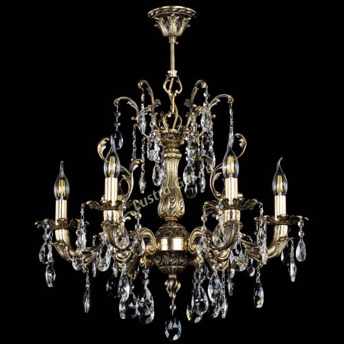 Люстра бронзовая Селена №6 журавлик в Сочи Гусь Хрустальный