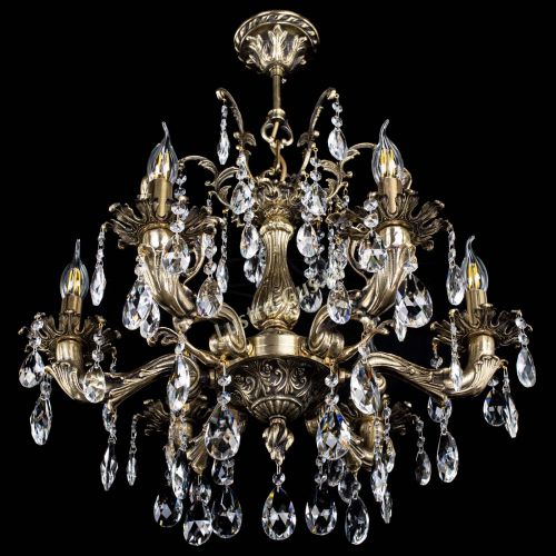 Люстра бронзовая Селена №6 журавлик в Сочи Гусь Хрустальный