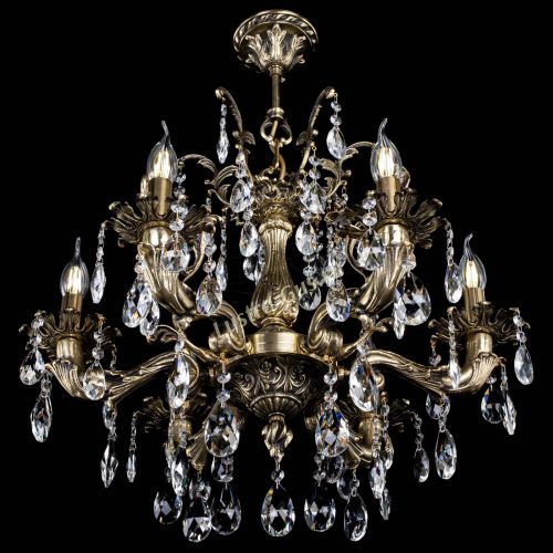 Люстра бронзовая Селена №6 журавлик в Сочи Гусь Хрустальный