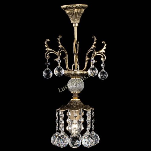 Люстра бронзовая София №1/1 шар в Сочи Гусь Хрустальный