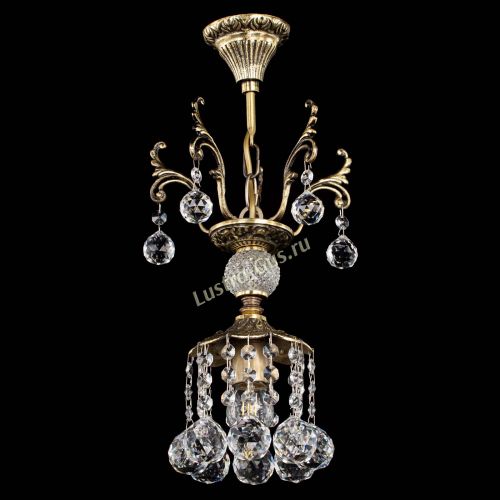Люстра бронзовая София №1/1 шар в Сочи Гусь Хрустальный