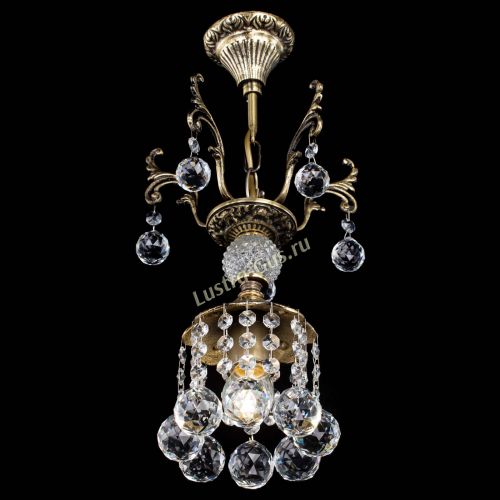 Люстра бронзовая София №1/1 шар в Сочи Гусь Хрустальный