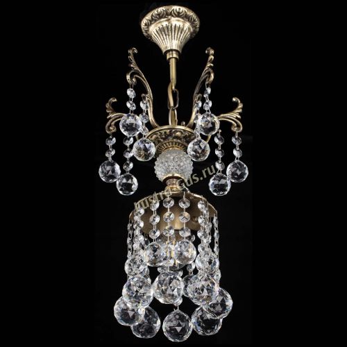 Люстра бронзовая София №1/2 шар в Сочи Гусь Хрустальный