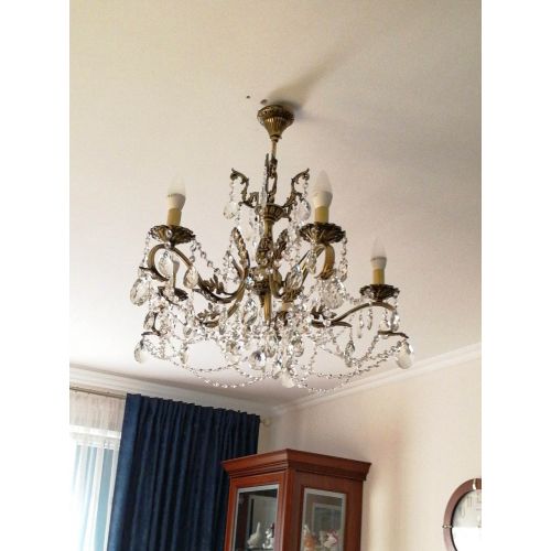 Бронзовая люстра Валери №5 баден в Сочи Гусь Хрустальный