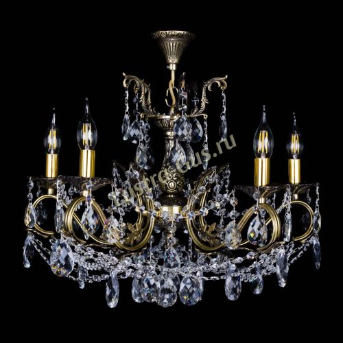 Бронзовая люстра Валери №5 баден в Сочи Гусь Хрустальный