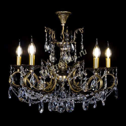 Бронзовая люстра Валери №5 баден в Сочи Гусь Хрустальный