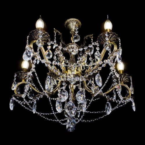 Бронзовая люстра Валери №5 баден в Сочи Гусь Хрустальный