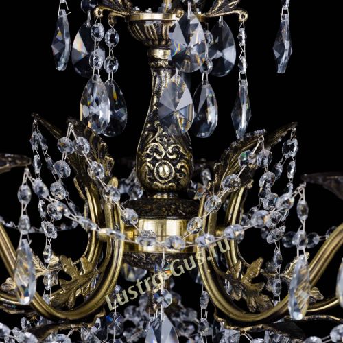 Бронзовая люстра Валери №5 лучик в Сочи Гусь Хрустальный