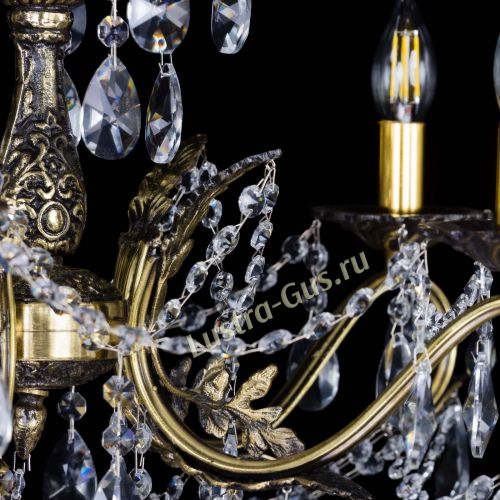 Бронзовая люстра Валери №5 лучик в Сочи Гусь Хрустальный
