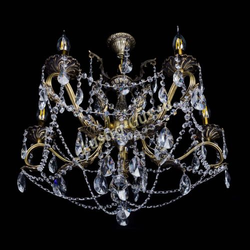 Бронзовая люстра Валери №5 лучик в Сочи Гусь Хрустальный