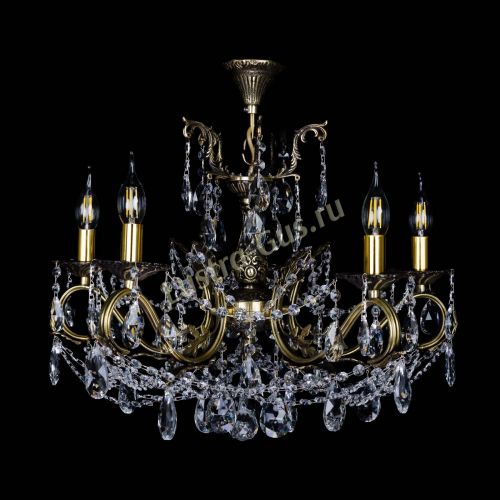 Бронзовая люстра Валери №5 журавлик в Сочи Гусь Хрустальный