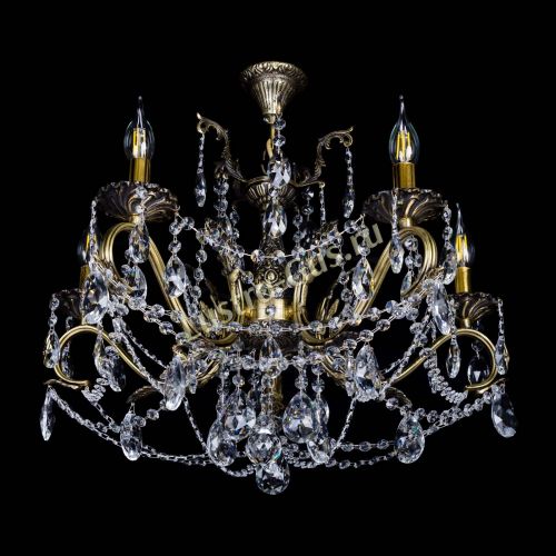 Бронзовая люстра Валери №5 журавлик в Сочи Гусь Хрустальный