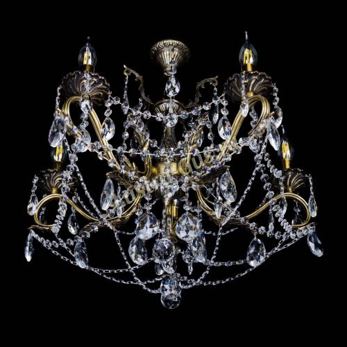 Бронзовая люстра Валери №5 журавлик в Сочи Гусь Хрустальный