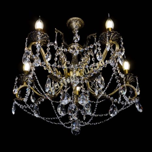 Бронзовая люстра Валери №5 журавлик в Сочи Гусь Хрустальный