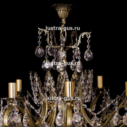 Люстра бронзовая Афина №1 в Сочи Гусь Хрустальный