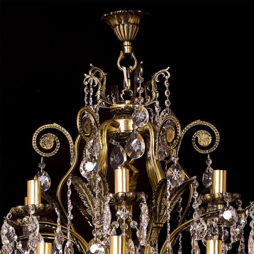 Люстра бронзовая Афина №2 в Сочи Гусь Хрустальный