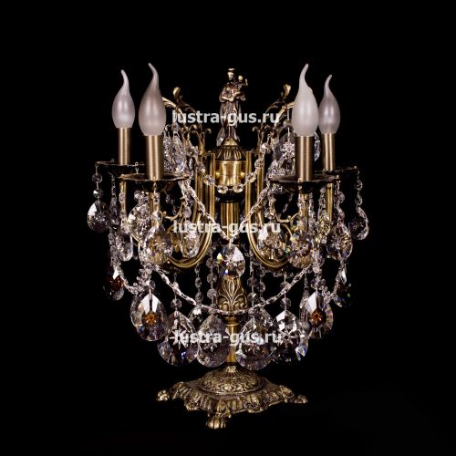 Бронзовая настольная лампа Луиза в Сочи Гусь Хрустальный