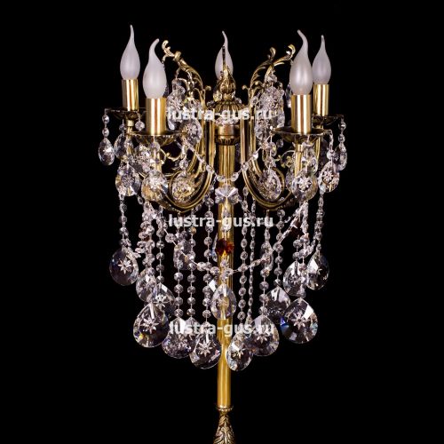 Бронзовый торшер Матильда №2 в Сочи Гусь Хрустальный