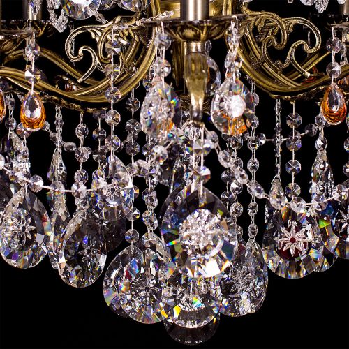 Люстра бронзовая Мелания №12 в Сочи Гусь Хрустальный