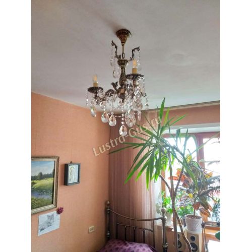 Люстра бронзовая Мелания №3 в Сочи Гусь Хрустальный