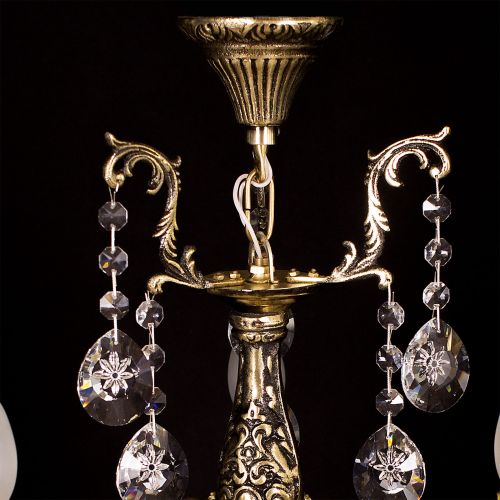 Люстра бронзовая Мелания №3 в Сочи Гусь Хрустальный