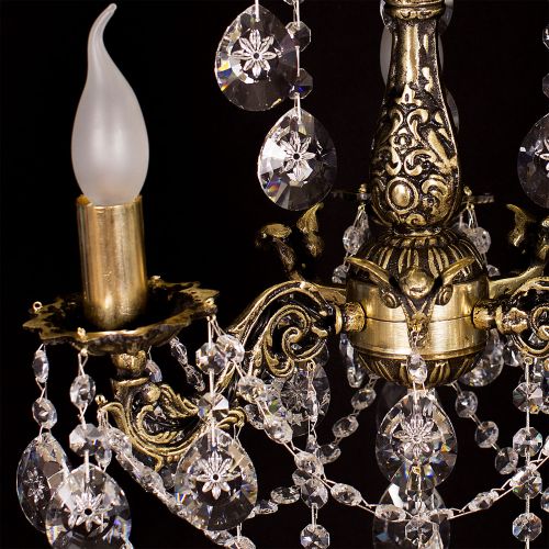 Люстра бронзовая Мелания №3 в Сочи Гусь Хрустальный