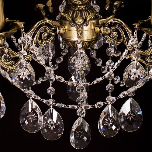 Люстра бронзовая Мелания №3 в Сочи Гусь Хрустальный