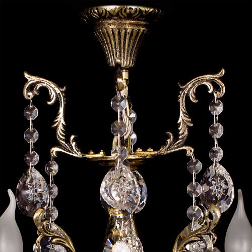 Люстра бронзовая Мелания №4 в Сочи Гусь Хрустальный