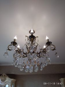 Люстра бронзовая Мелания №6/2 в Сочи отзыв и фото покупателя