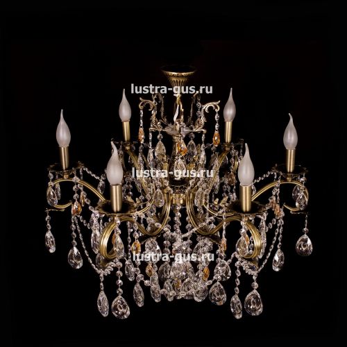 Люстра бронзовая Мелания №6/2 в Сочи Гусь Хрустальный