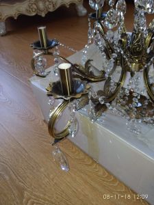 Люстра бронзовая Мелания №6/2 в Сочи отзыв и фото покупателя