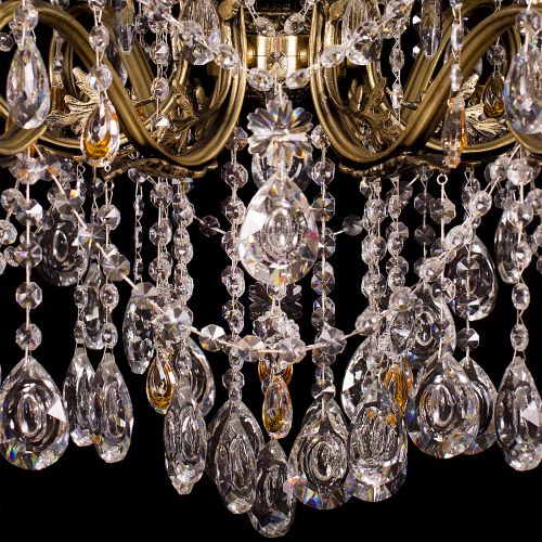 Люстра бронзовая Мелания №6/2 в Сочи Гусь Хрустальный