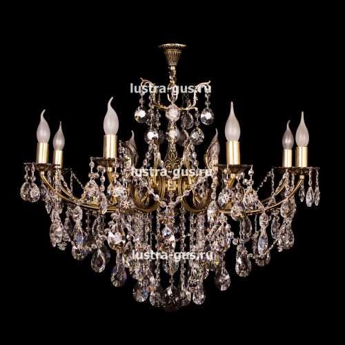 Люстра бронзовая Мелания №8 в Сочи Гусь Хрустальный