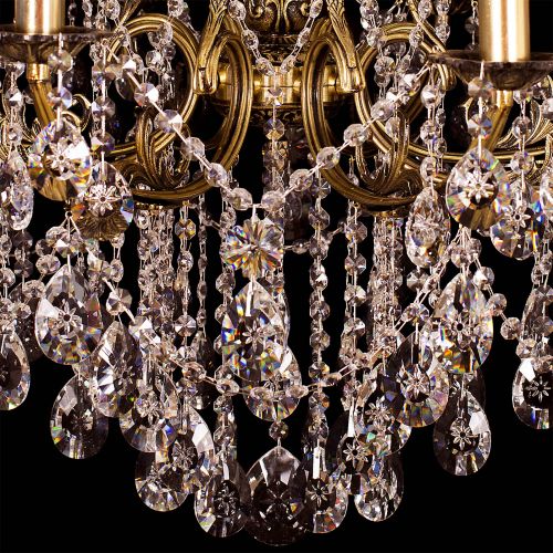 Люстра бронзовая Мелания №8 в Сочи Гусь Хрустальный