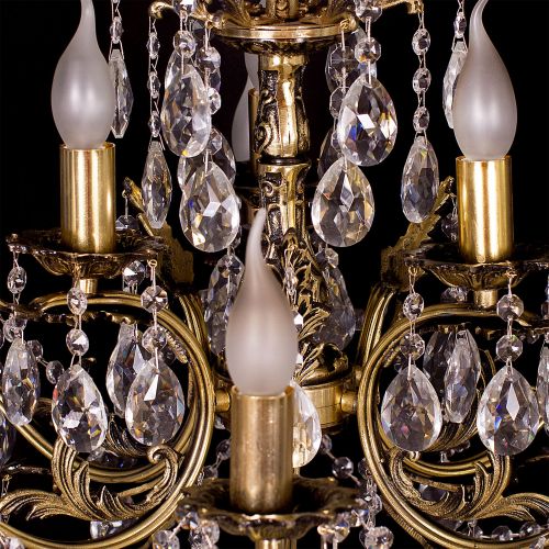 Люстра бронзовая Мелания №9 в Сочи Гусь Хрустальный