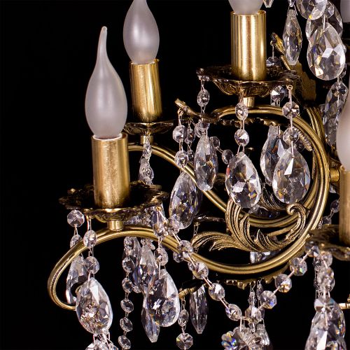 Люстра бронзовая Мелания №9 в Сочи Гусь Хрустальный