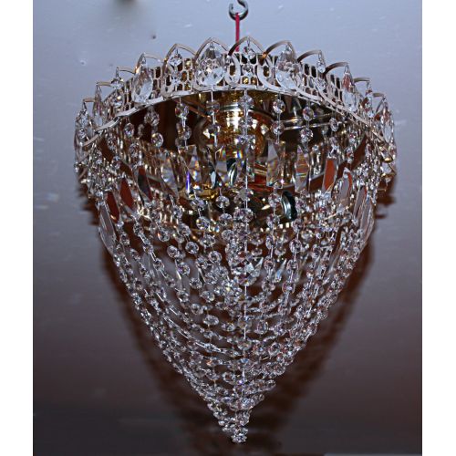 Люстра Катерина зеркальная Водоворот в Сочи Гусь Хрустальный