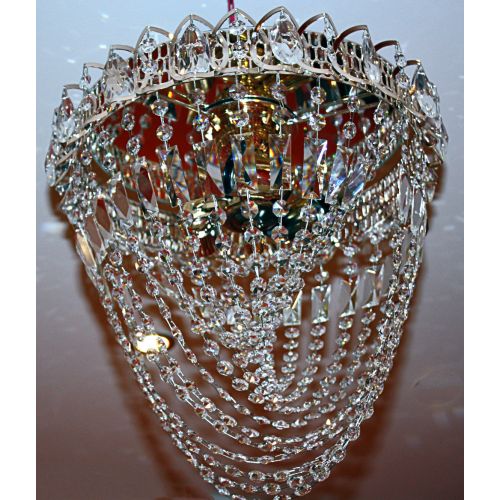 Люстра Катерина зеркальная Водоворот в Сочи Гусь Хрустальный