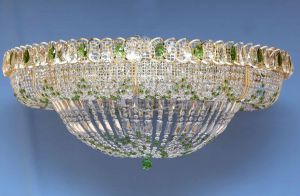 Люстра Кольцо 1000 мм Купол цветная в Сочи отзыв и фото покупателя