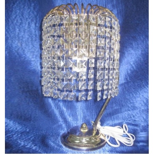 Лампа Настольная Каскад Кубик в Сочи Гусь Хрустальный