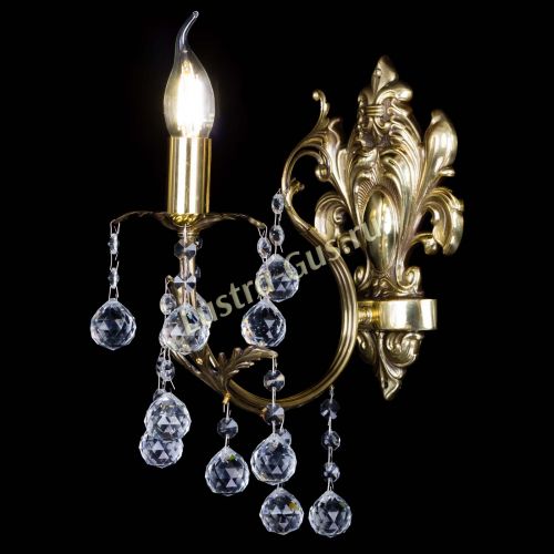 Бра Бэлла №1 латунь Шар в Сочи Гусь Хрустальный