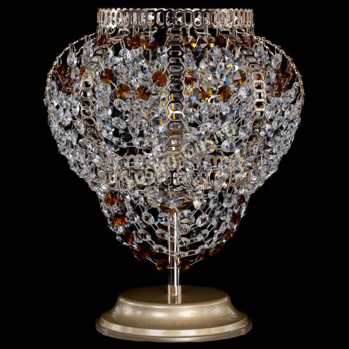 Настольная лампа Альфа №1 чайная в Сочи Гусь Хрустальный