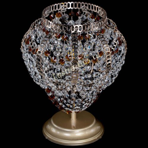 Настольная лампа Альфа №1 чайная в Сочи Гусь Хрустальный