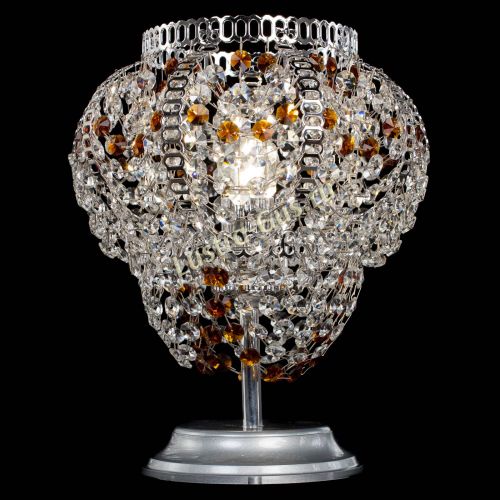 Настольная лампа Альфа №1 чайная в Сочи Гусь Хрустальный