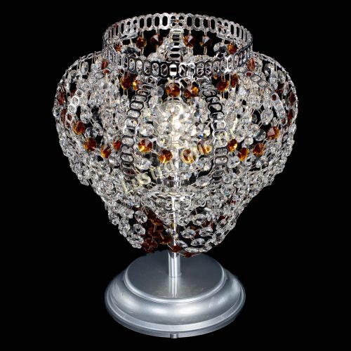 Настольная лампа Альфа №1 чайная в Сочи Гусь Хрустальный