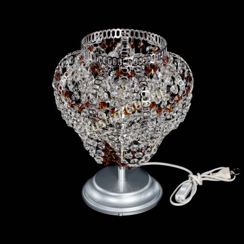 Настольная лампа Альфа №1 чайная в Сочи Гусь Хрустальный