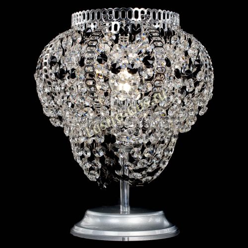 Настольная лампа Альфа №1 черная в Сочи Гусь Хрустальный