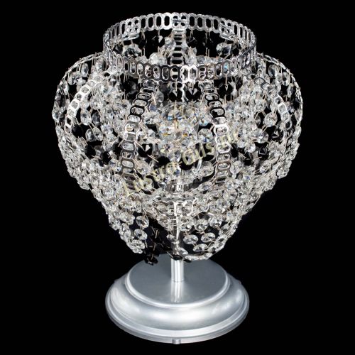 Настольная лампа Альфа №1 черная в Сочи Гусь Хрустальный